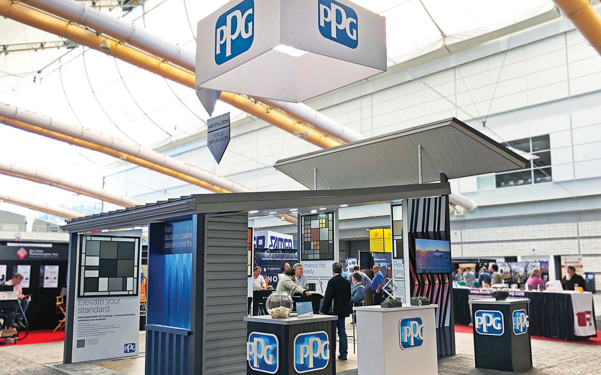 PPG Metalcon trade show display