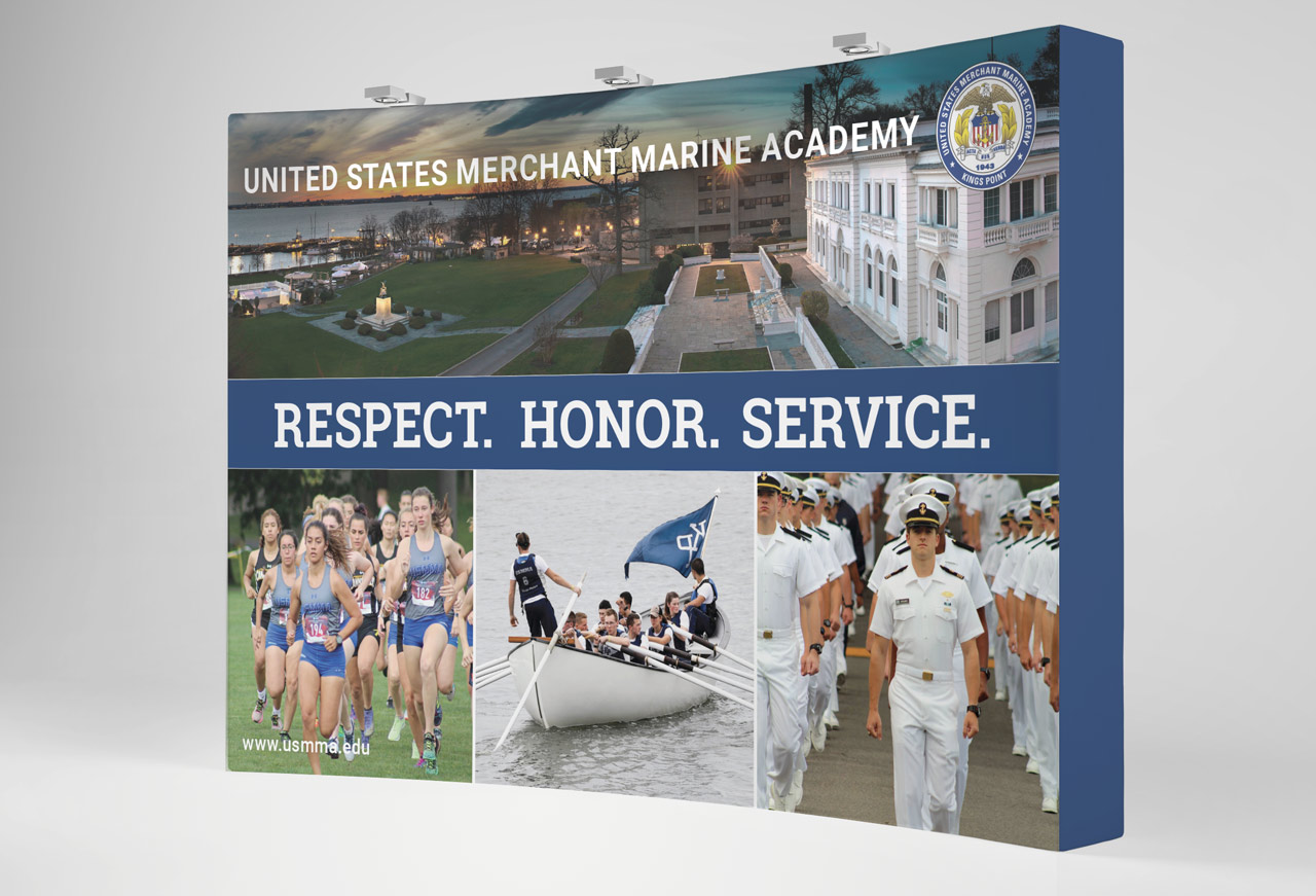 US Merchant Marine Academy Recruitment Displays